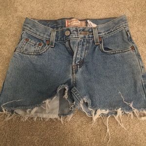 Levi denim shorts